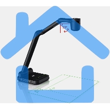 Документ-камера IQBoard [IQView E4521] 8 мегапикселей (разрешение 3840x2160), 10 digital zoom, интерфейсы: HDMI, VGA, USB 2.0, встроенное программное обеспечение без установки на ПК