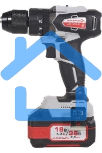 Дрель-шуруповерт аккумуляторная INTERSKOL DAU-13/36V 50