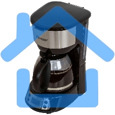 Кофеварка капельная Pioneer CM053D серебристый/черный, исп. кофе - молотый, 0.75 л, 600 Вт