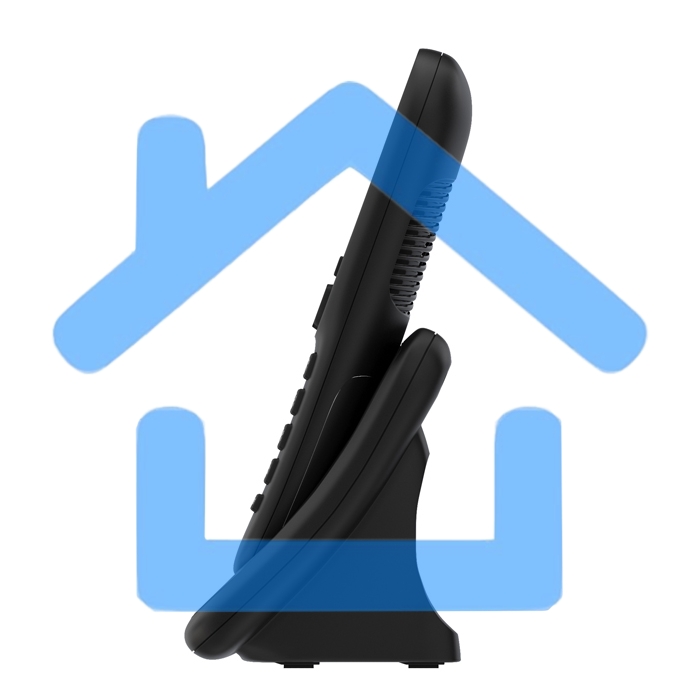 Радиотелефон Dect Maxvi AM-01 черный