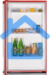 Холодильник Nordfrost NRB 162NF R красный двухкамерный 205/105 л морозилка снизу