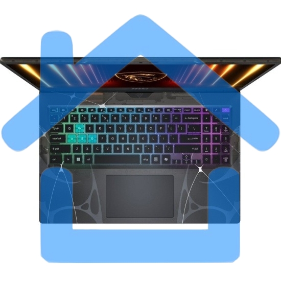 Ноутбук MSI Cyborg 15 B2RWFKG-025XRU черный Intel Core 5 210H/16Gb/SSD1Tb/RTX 5060 8Gb/15.6