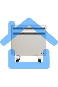 Конвектор Oasis EK-10 белый, 1000 Вт, 15 м2, термостат, дисплей