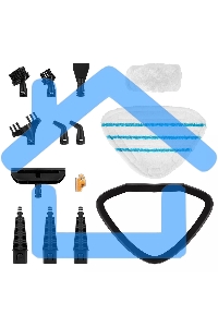 Швабра паровая Kitfort КТ-1046 1500Вт голубой