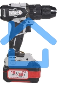 Дрель-шуруповерт аккумуляторная INTERSKOL DAU-13/36V 50