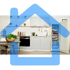 Морозильная камера Indesit DSZ 5175 E, бежевый, 261 л, 4 ящика