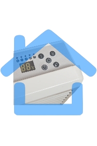 Конвектор Oasis EK-10 белый, 1000 Вт, 15 м2, термостат, дисплей