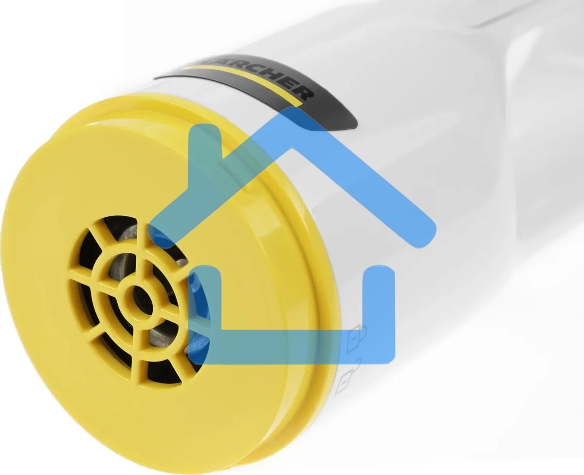 Пылесос ручной Karcher CVH 2 белый/черный, питание от аккумулятора, 70 Вт, уборка сухая, пылесборник 0.15 л, работа от АКБ max 10 мин.