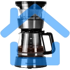 Кофеварка капельная Redmond CM700 черный, исп. кофе - молотый, 1.2 л, 900 Вт