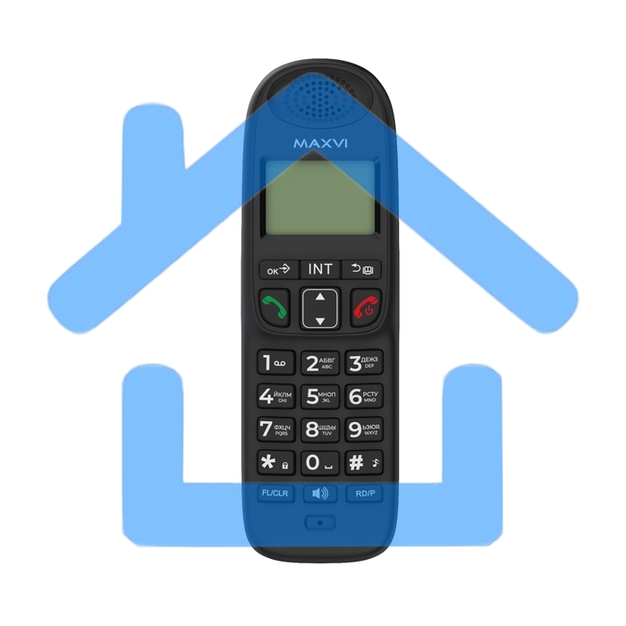 Радиотелефон Dect Maxvi AM-01 черный