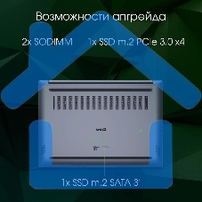Ноутбук Digma Pro Pactos 16 темно-серый DN16P5-ADXW01 Core i5 1235U 16Gb SSD 512Gb Intel Iris Xe graphics 16