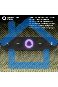 Умная колонка Yandex Стрит Алиса зеленый 30W 2.0 BT/Wi-Fi 10м 3300mAh (YNDX-00030GRN)