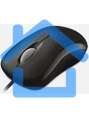 Мышь проводная Microsoft Basic Optical Mouse черный, 1000 dpi, USB, кнопки - 3