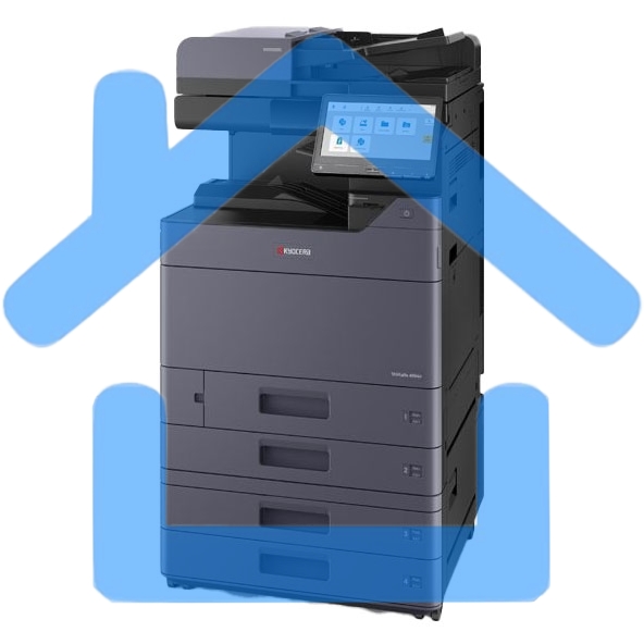 МФУ лазерный Kyocera TASKalfa 5004i Требуется запуск АСЦ (1102YS3NL0), A3, ч/б, печ. до 50 стр/мин. (А4) до 25 стр/мин. (А3), скан. до 80 стр/мин., 1200 x 4800 dpi (печать) 600x600 dpi (скан.), USB, RJ-45, NFC, Air Print, Mopria