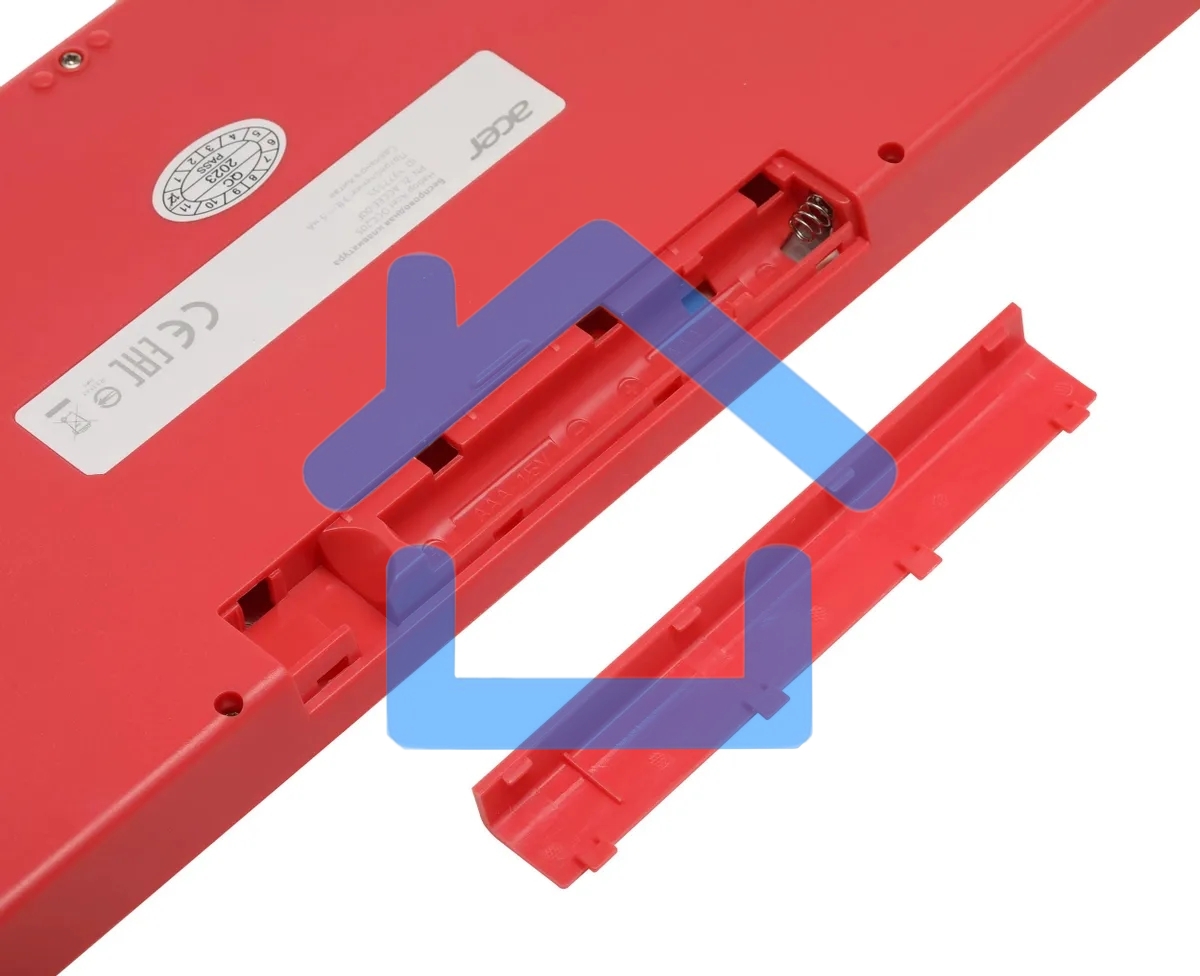 Клавиатура + мышь Acer OCC205 беспроводной USB, 1200 dpi, розовый/бежевый