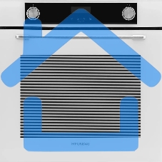 Духовой шкаф электрический встраиваемый Hyundai HEO 6772 WG белый