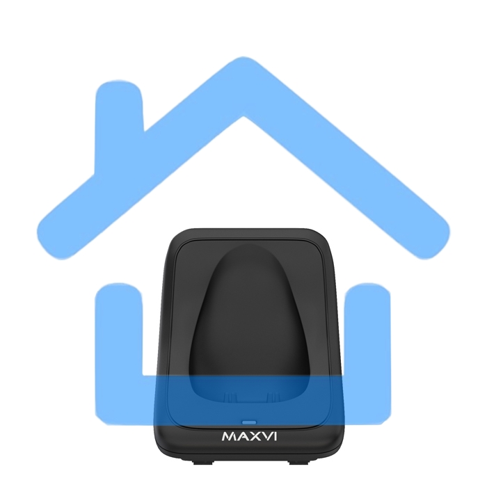 Радиотелефон Dect Maxvi AM-01 черный