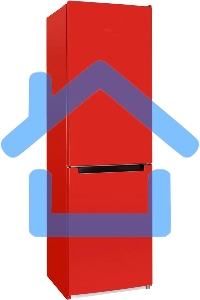 Холодильник Nordfrost NRB 162NF R красный двухкамерный 205/105 л морозилка снизу