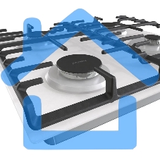 Газовая варочная панель Gorenje GT642SYW, 4 конфорки, закаленное стекло, белый