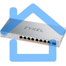 Коммутатор Zyxel XMG-108HP-EU0101F (L2) 8x2.5Gbит/с 1SFP+ 8PoE++ 100W неуправляемый