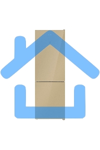 Холодильник Maunfeld MFF185NFBG бежевый двухкамерный инвертор 240/100л морозилка снизу, No Frost