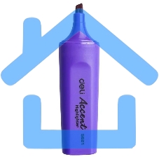 Текстовыделитель Deli ES621violet Delight, скошенный пишущий наконечник, 1-5мм, фиолетовый Текстовыделитель Deli ES621violet Delight, скошенный пишущий наконечник, 1-5мм, фиолетовый