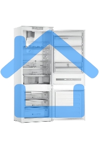 Встраиваемый холодильник Whirlpool SP40812EU2 70 см, 193.5х54.3х69 см, 299/101 л, зона свежести, сенсорное управление, технология 6 SMYSL FreshControl, перенавешиваемые дверцы, скользящие направляющие, Италия