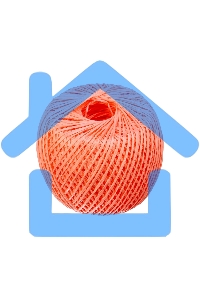 Шпагат полипропиленовый Сибртех 93983 1200 текс, 1,7 мм, L 400 м, Россия, красный