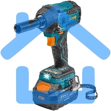 Гайковерт аккумуляторный Bort BSR-21U (2х4АЧ+ЗУ) 93418477 800 Нм, 0-2700 об/мин, акб Li-Ion, аккумуляторная система Makita 18V LXT 18 В, вес 1.4 кг