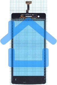 Сенсорное стекло (тачскрин) для OPPO Neo 5 (2015), черное