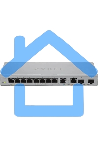Коммутатор Zyxel XGS1010-12-ZZ0102F 8x1Gbит/с 2x2.5Gbит/с 2SFP+ неуправляемый