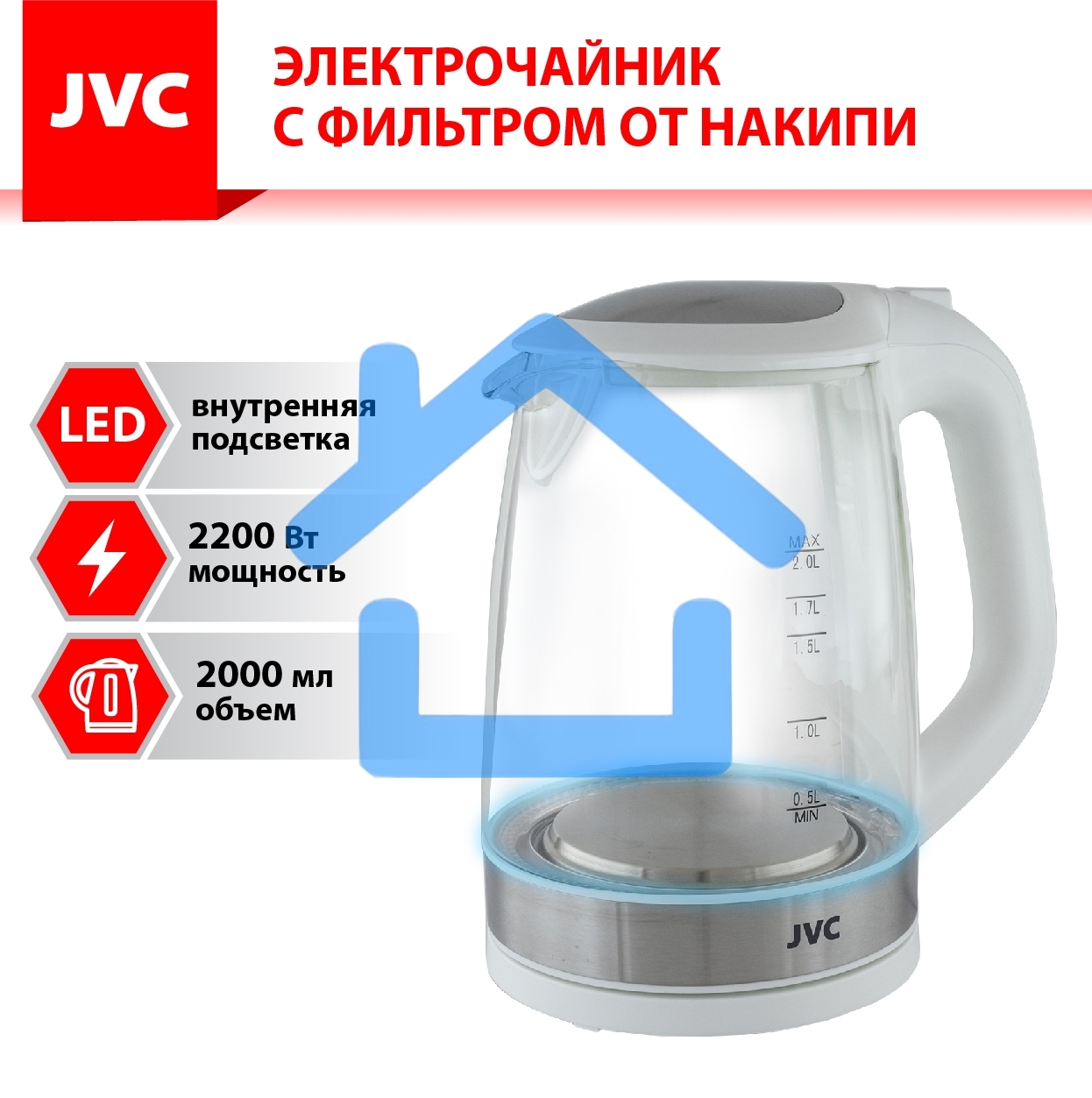 Чайник JVC JK-KE2005