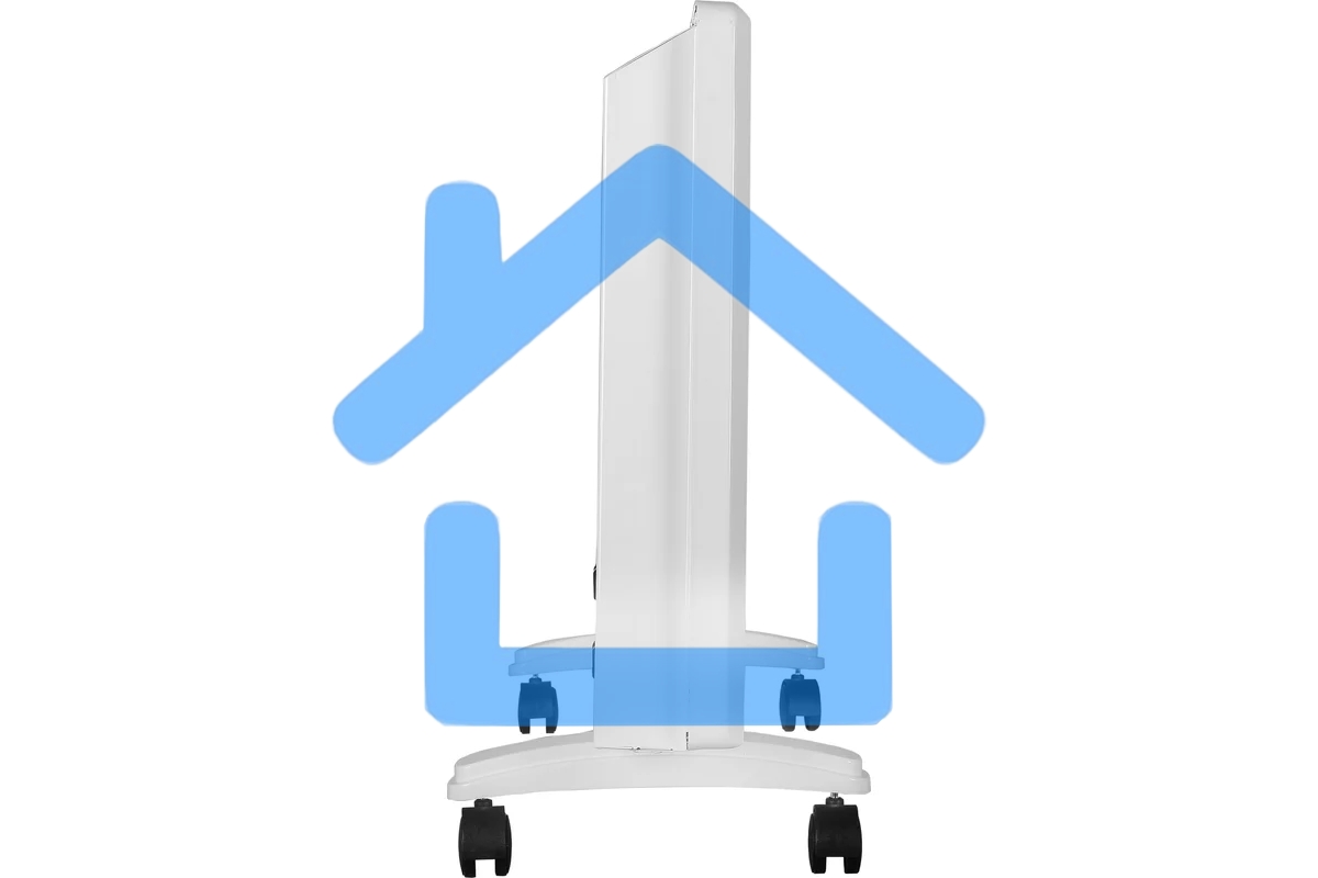 Конвектор EUROLUX ОК-EU-2500, белый, 2500 Вт, 30 м2, термостат