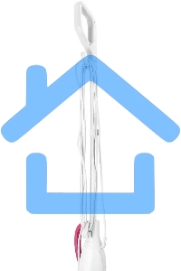 Швабра паровая Kitfort КТ-1096 белый/малиновый