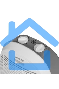 Тепловентилятор Sencor SFH 7017WH, белый, 2000 Вт, 20 м2, термостат