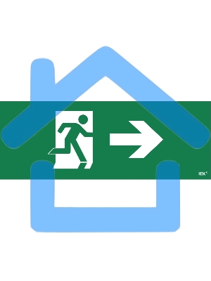 Этикетка самоклеящаяся IEK LPC10-1-35-13-FNAPR Фигура/стрелка вправо ССА 1005