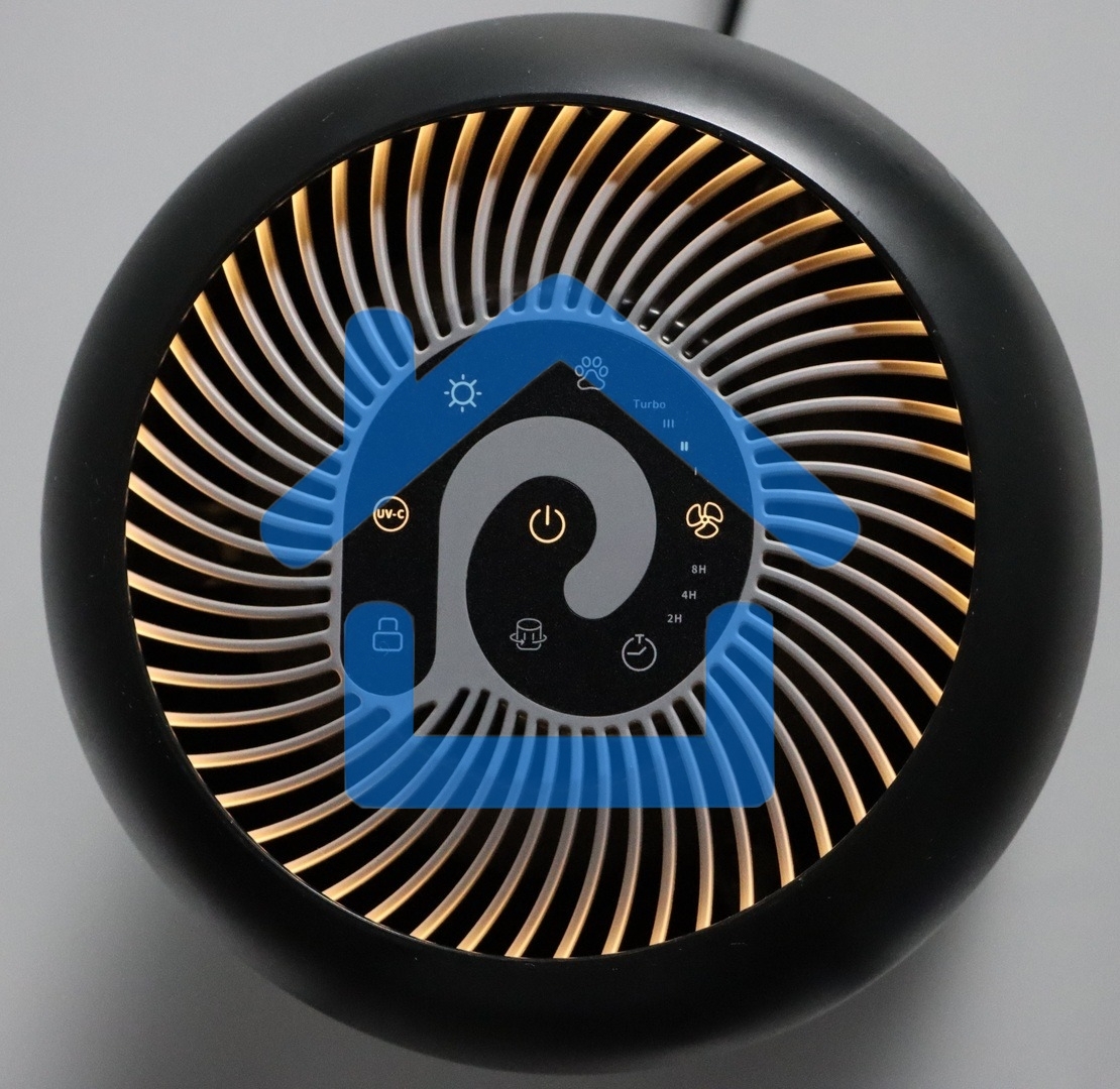 Очиститель воздуха Neoclima NP170SB, 35Вт, 170 м3/ч, с дисплеем-спиралью, черный