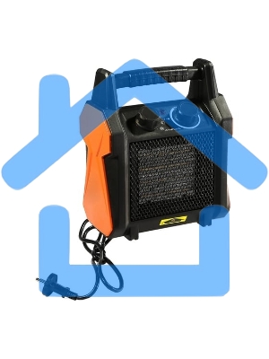 Тепловентилятор Sturm! FH2034CQ, черный/оранжевый, 2000 Вт, 20 м2, термостат