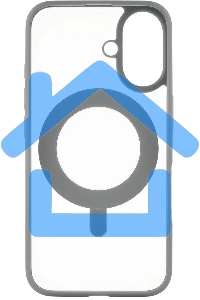 Чехол (клип-кейс) uBear для Apple iPhone 16 Clip 360 with MagSafe серый (CS438GR61RG-I24M)