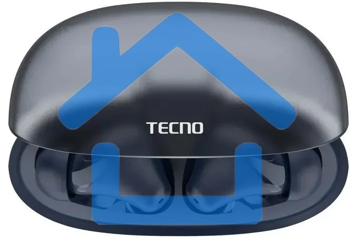 Наушники беспроводные TECNO Buds 4 BD04 Midnight Blue (BD04 Midnight Blue)
