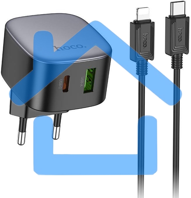 Сетевое зарядное устройство HOCO (6942007617468) CS32Aia 1USB+1USB-C 3.0A PD 20W+QC3.0