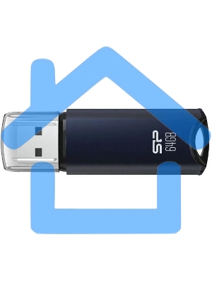 Флешка USB R/W 64 Gb Silicon Power Marvel M02, USB 3.2, синий