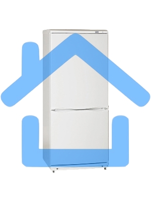 Холодильник Atlant ХМ-4008-022 белый двухкамерный 163/63л морозилка снизу