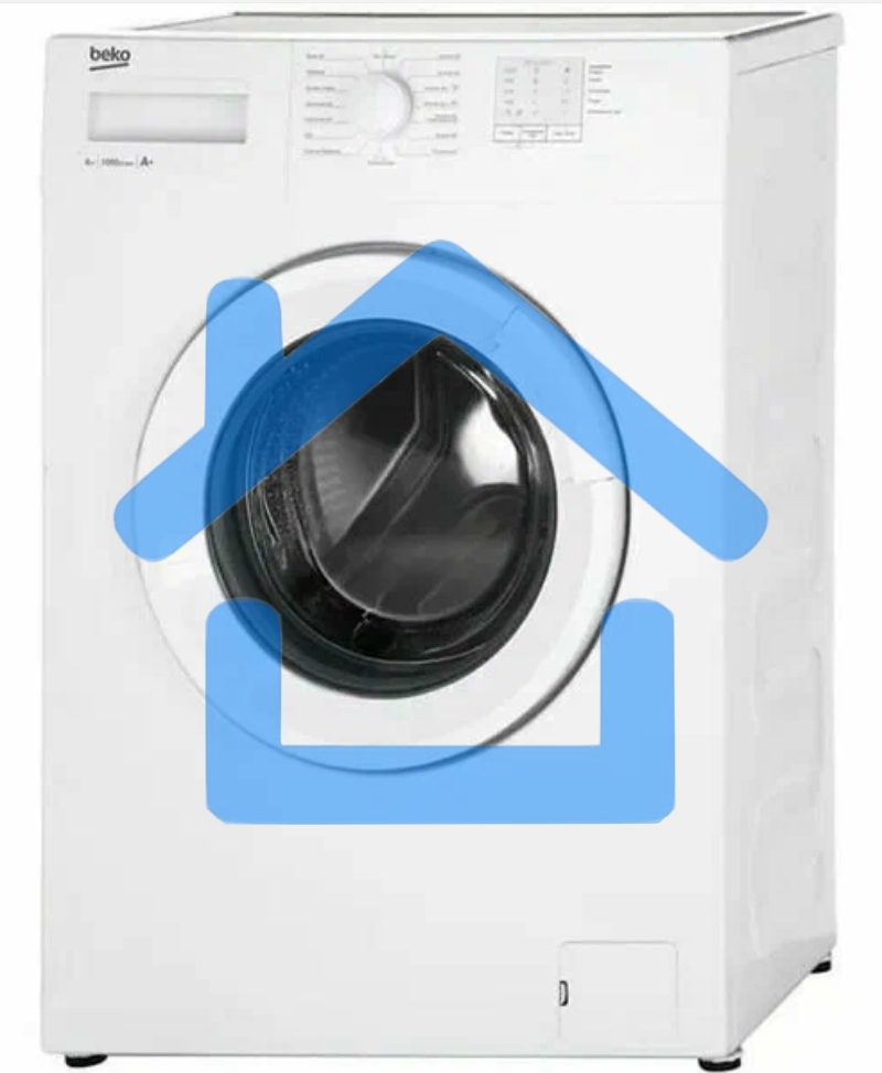 Стиральная машина Beko WRE6511BWW (R) белый, загрузка фронтальная 6 кг, 1000 об/мин., класс: А