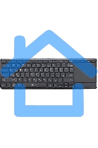 Клавиатура беспроводная Oklick K614W черный USB slim Multimedia Touch (1979327)