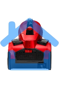 Пылесос Galaxy Line GL 6224 красный/черный, 300/2400 Вт, уборка сухая, пылесборник контейнер, 2 л