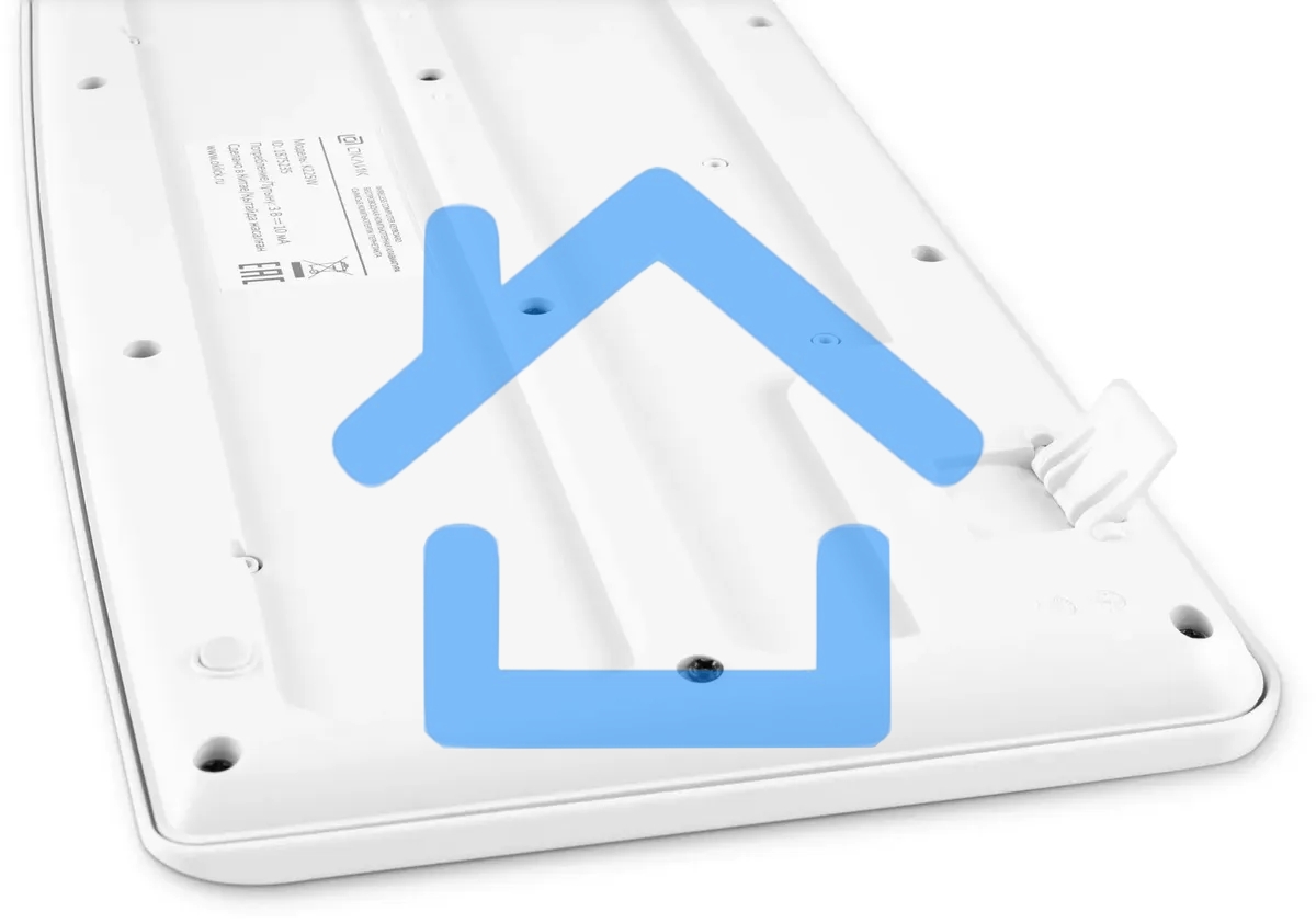Клавиатура Oklick K225W (1875235) беспроводная, USB, Радиоканал, белый