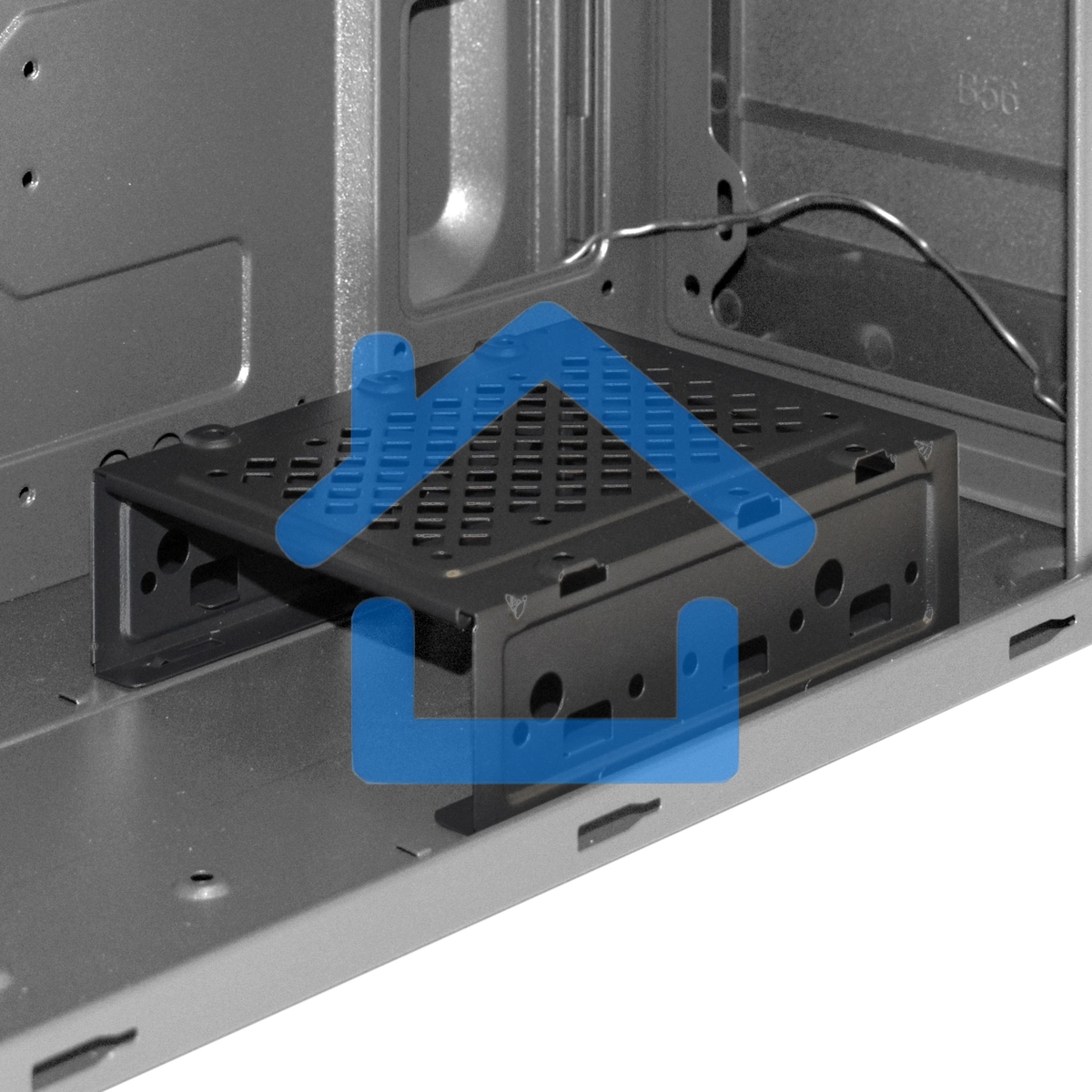 Компьютерный корпус Miditower ExeGate XP-332 Black, ATX, (без БП), 2*USB, Audio