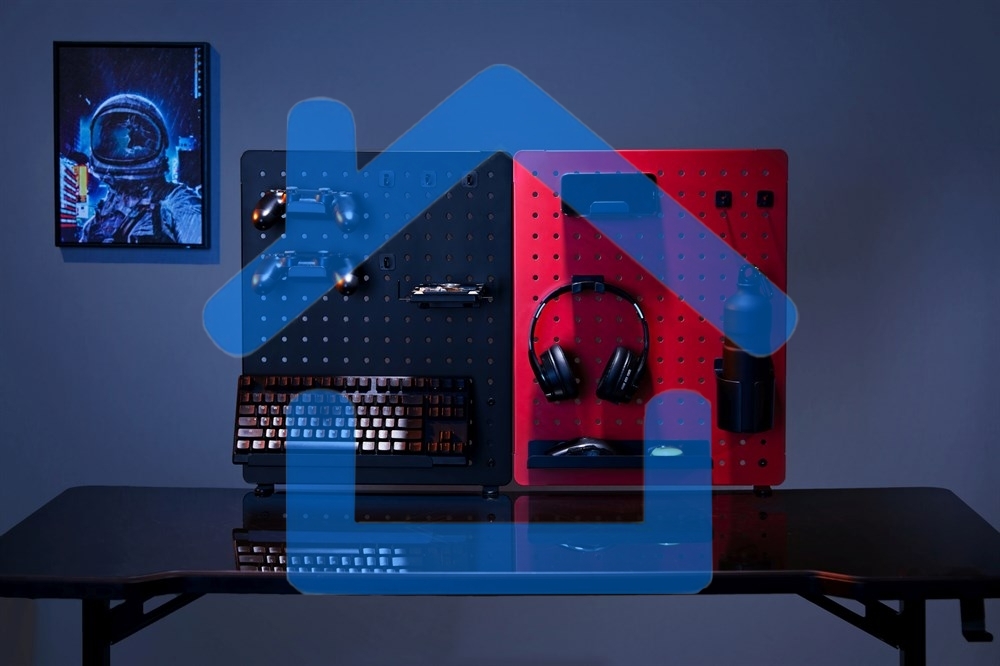 Органайзер Cactus CS-PEGb-RDBK черный/красный