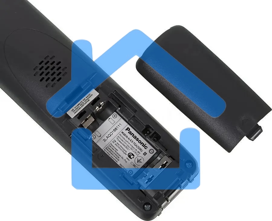 Телефон Panasonic KX-TG2511RUN (платиновый) АОН, Caller ID,спикерфон на трубке,переход в Эко режим одним нажатием